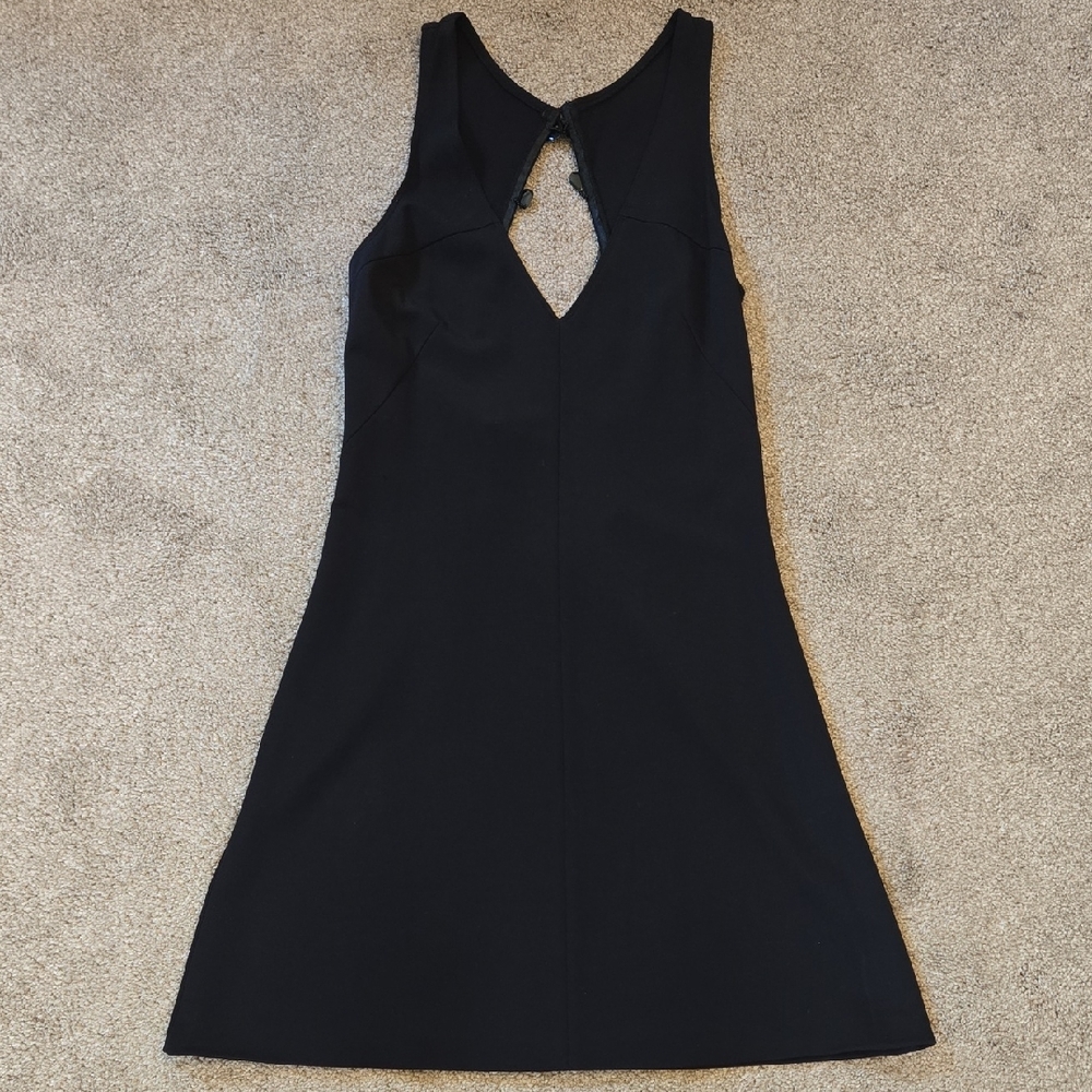 Chloe Elegant Black Backless Dress